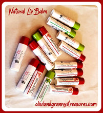 Load image into Gallery viewer, all natural lip balm, handmade lip balm, handcrafted lip balm, the best natural lip balm, the best lip balm for chapped lips, the best lip balm for dry lips, moisturizing lip balm, natural peppermint lip balm, natural spearmint lip balm, lip balm with emu oil
