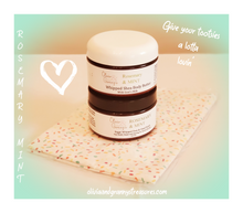 Load image into Gallery viewer, Luxurious Whipped Scrub and Butter Set for Hands &amp; Feet -Rosemary Mint
