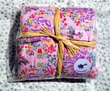 Load image into Gallery viewer, Aromatherapy Hot/Cold Pack Pink/Purplish with Flowers &amp; Elephants
