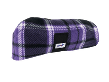 Load image into Gallery viewer, Purple Plaid Fleece Dog Coat
