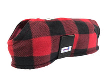 Load image into Gallery viewer, Red Plaid Fleece Dog Coat
